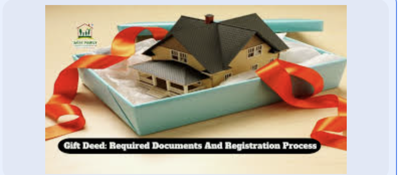 Gift for Immovable Property should be registered